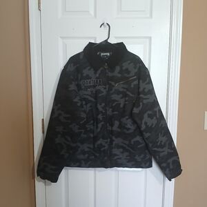 Pantera Camouflage Work Jacket CFH Cowboys From Hell Men Black Gray XL
